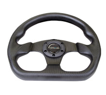 Load image into Gallery viewer, NRG Carbon Fiber Steering Wheel (320mm) Flat Bottom Matte Black Carbon - ST-009CF/MB