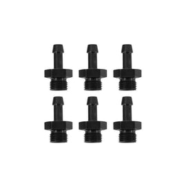 AEM Adjustable Fuel Pressure Regulator Barb Fitting -6 (9/16in-18) to 7mm - 5 Pack - 25-393