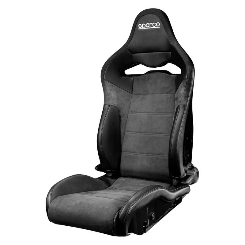 Sparco SP-R Seat BLK/BLK White Logo - 00906USNR