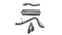 Load image into Gallery viewer, Corsa 2015-2020 GMC Yukon XL 1500 5.3L V8 3in Cat-Back Single Side Exit Twin 4in Black Tips - 14748BLK