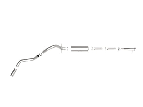 aFe Apollo GT Series 3in 409SS Cat-Back Exhaust w/ Polished Tip 2020 GM 2500/3500HD V8 6.6L L8T - 49-44122-P