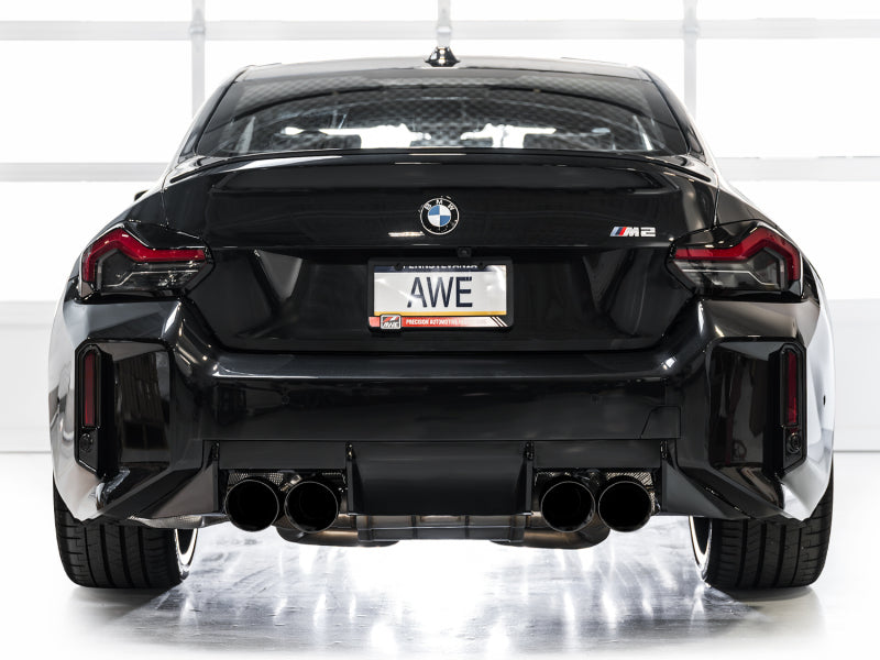 AWE Tuning 23-24 BMW G87 M2 Track Edition Exhaust - Diamond Black Tips - 3020-43487