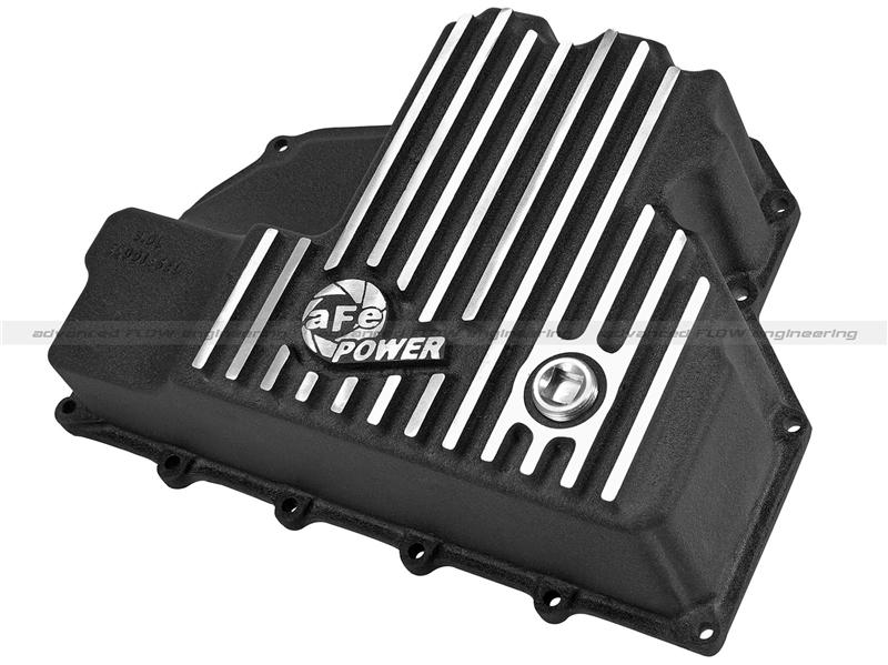 AFE Engine Oil Pan Raw; 14-16 Dodge RAM 1500 EcoDiesel 3.0L V6 (td) - 46-70280