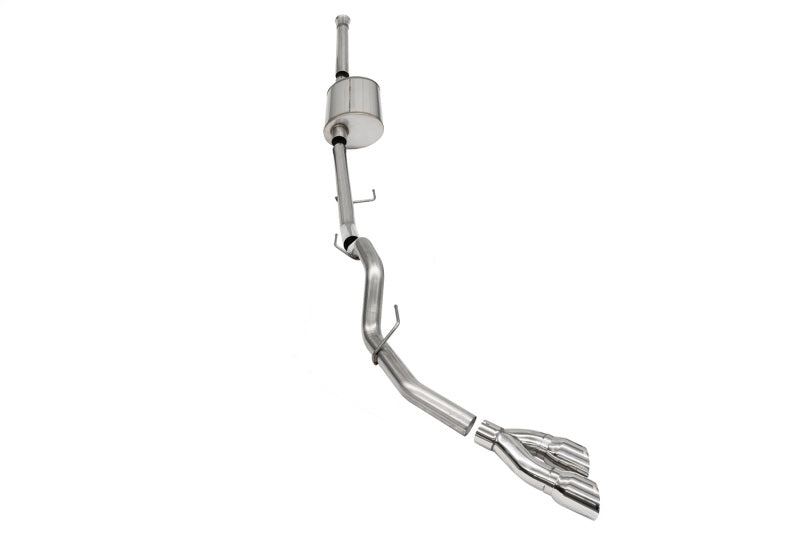 Corsa 2021-2025 Ford F-150 SuperCrew/6.5in Bed 5.0L V8 Sport Cat-Back Single Side Exit-Polished - 21160