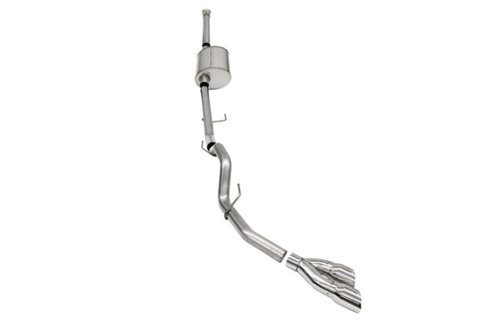 Corsa 2021-2025 Ford F-150 SuperCrew/6.5in Bed 5.0L V8 Sport Cat-Back Single Side Exit-Polished - 21160