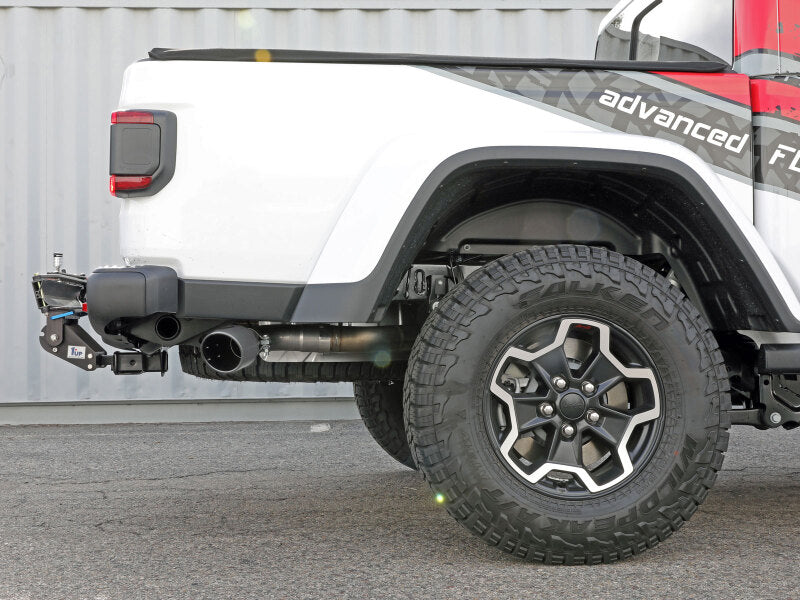 aFe 2021+ Jeep Gladiator V6-3.0L (td) Vulcan Series 3in 304 SS DPF-Back Exhaust System - Polishd Tip - 49-38093-P