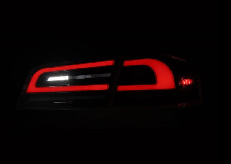 AlphaRex 12-21 Tesla Model S LUXX-Series LED Tail Lights - Alpha-Black - 601110