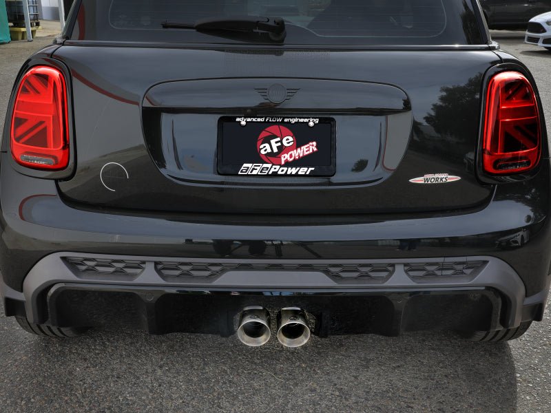aFe 14-24 Mini Cooper S MACH Force-Xp 3in to 2-1/2in 304SS Cat-Back Exhaust w/ Polished Tip - 49-36354-P