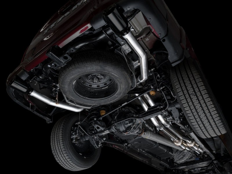 AWE Tuning 25+ RAM 1500 3.0TT 0FG Cat-Back Touring Exhaust - Diamond Black Tips - 3015-33530