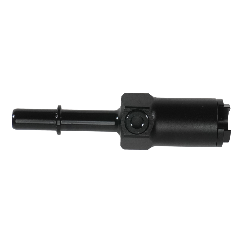 DeatschWerks 3/8in EFI Quick Connect Gauge Adapter 1/8in NPT Gauge Port - 6-02-0783-B