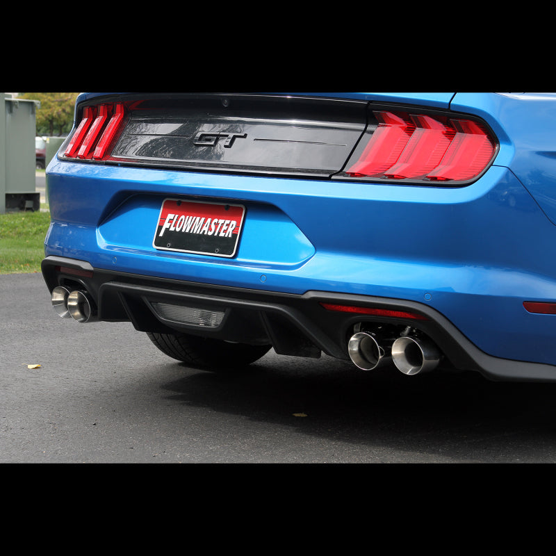 Flowmaster 18-23 Mustang 5.0L American Thunder Axle-Back Exhaust System (w/Valves) - 817799