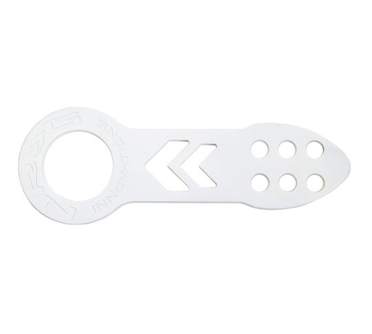 NRG Universal Front Tow Hook - White Powder Coat - TOW-100WT