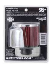 Load image into Gallery viewer, K&amp;N 1in Flange L x 3in OD x 2.5in Height Clamp On Crankcase Vent Filter - 62-1516