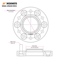Load image into Gallery viewer, Mishimoto Wheel Spacers - 5x114.3 - 66.1 - 35 - M12 - Black