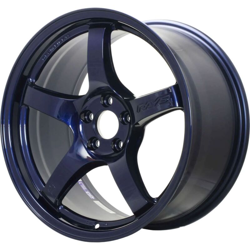 Gram Lights 57CR 18x10.5 +22 5x114.3 Eternal Blue Pearl Wheel - WGCRAC22EEBP