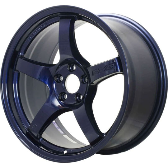 Gram Lights 57CR 18x10.5 +22 5x114.3 Eternal Blue Pearl Wheel - WGCRAC22EEBP