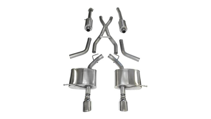 Corsa 2011-2024 Dodge Durango 5.7L V8 Polished Sport Dual Rear Cat-Back Exhaust - 14459