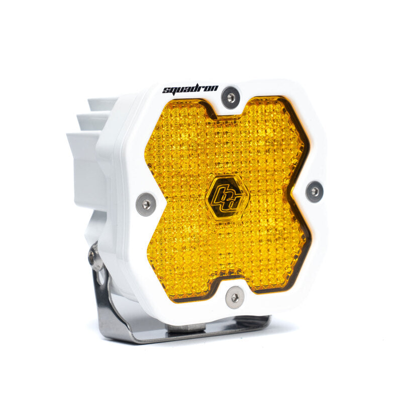 Baja Designs Squadron 2.0 Sport LED Work/Scene - Baja Amber w/White Housing - 550016WT2
