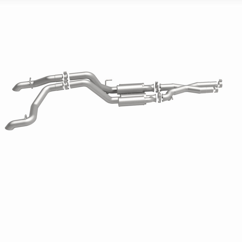 MagnaFlow Cat-Back 2021 Jeep Wrangler 6.4L Rock Crawler Series Dual Exit Stainless Exhaust - 19582