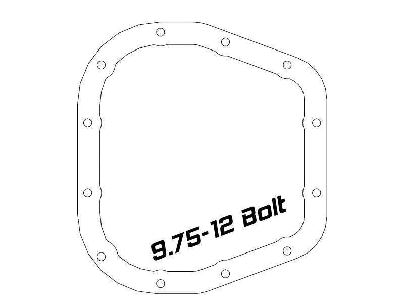 aFe 97-23 Ford F-150 Pro Series Rear Differential Cover Black w/ Machined Fins - 46-71320B