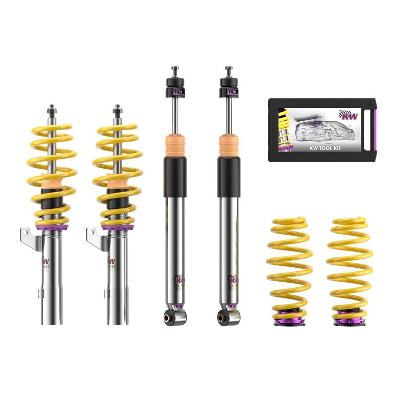 KW Coilover Kit V3 Volkswagen Golf VIII GTI w/o DCC - 352800CT