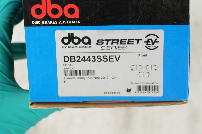DBA 17-20 Hyundai Elantra (w/280mm Front Rotor) 2.0L Front SSEV Street Series Brake Pads - DB2443SSEV