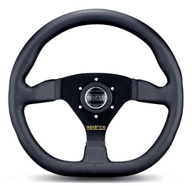 Sparco Steering Wheel Ring L360 Leather Black - 015TRGL1TUV