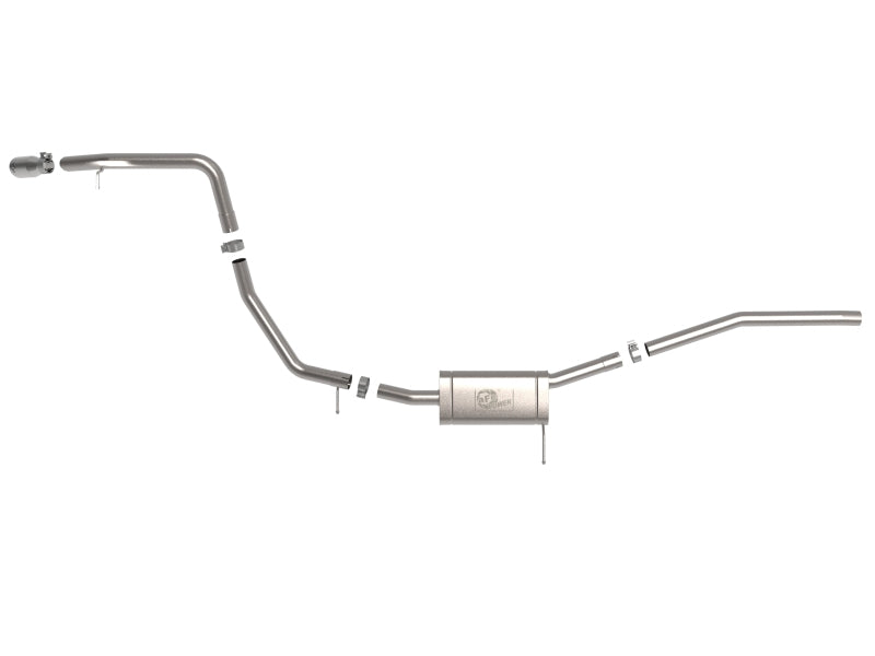 aFe 22-23 Ford Maverick EcoBoost L4 2.0L(t) Vulcan Series 2-1/2in 304 SS Cat-Back w/ Polished Tip - 49-33145-P