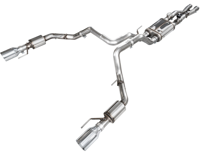 AWE Tuning Gen 3 Raptor R SwitchPath Exhaust - Chrome Silver Tips - 3025-32852