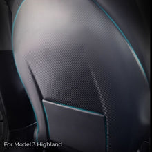 Load image into Gallery viewer, Back Seat Cover for Model 3 / Y - Real Carbon Fiber Interior Mods