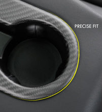 Load image into Gallery viewer, Backseat Cup Holder for Tesla Model 3 Model Y - Carbon Fiber Interior Mods