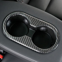 Load image into Gallery viewer, Backseat Cup Holder for Tesla Model 3 Model Y - Carbon Fiber Interior Mods