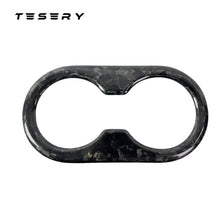 Load image into Gallery viewer, Backseat Cup Holder for Tesla Model 3 Model Y - Carbon Fiber Interior Mods