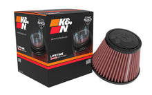 Load image into Gallery viewer, K&amp;N Universal Clamp-on Air Filter 2in Flange ID 5-3/16in Base 3-1/2in Top 3-11/16in Height w/ Vent - RU-9920