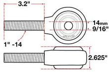 Load image into Gallery viewer, SPC Performance xAxis Rod End Ball Joint