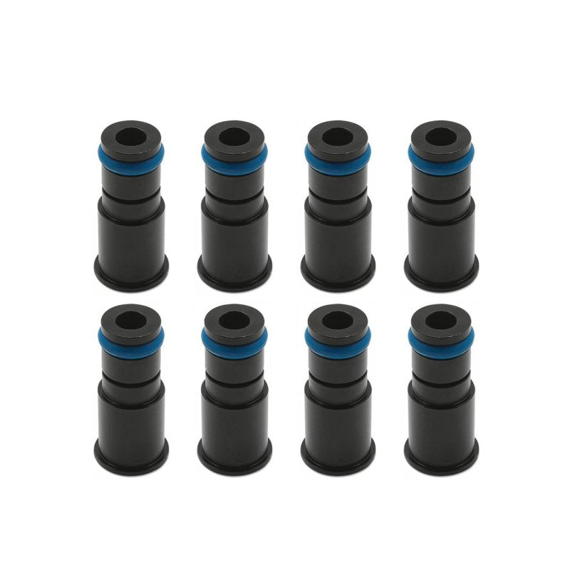 BLOX Racing 11mm Adapter Top (1in) w/Viton O-Ring (Set of 8) - BXEF-AT-11L-8