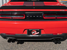 Load image into Gallery viewer, aFe MACH Force-Xp 2-1/2in 304 SS Cat-Back Exhaust 15-21 Dodge Challenger V6-3.6L - Quad Black Tip - 49-32067-B