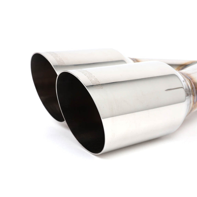 BLOX Racing 2022+ WRX Muffler Delete / Axle Back Single Wall 4in - Polished Tips - BXEX-51106