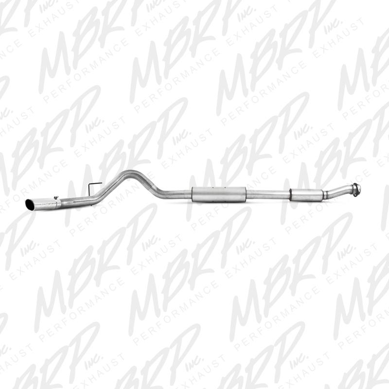 MBRP 11-13 Ford F150 SVT Raptor 6.2L EC-SB/CC-SB 3.5in Cat Back Single Exit Alum Exhaust System - S5228AL