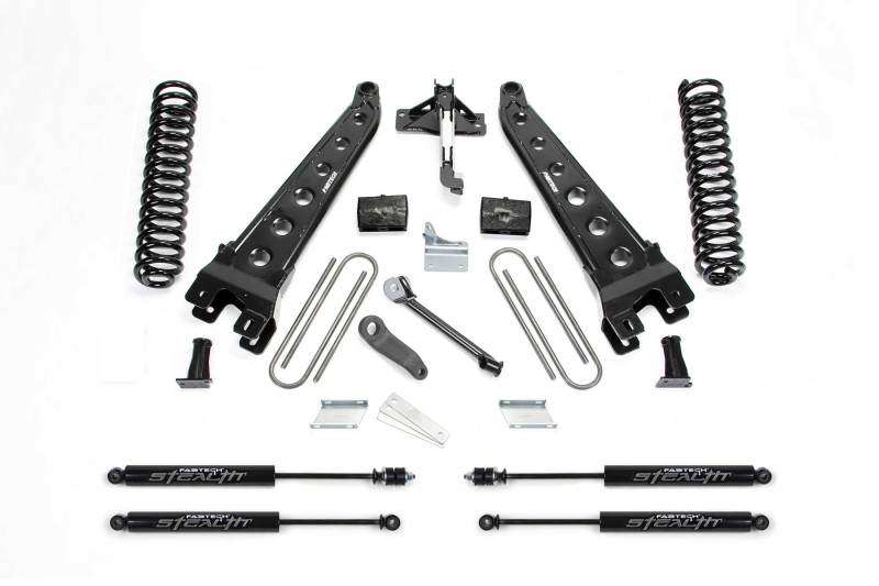 Fabtech 08-16 Ford F250 4WD 6in Rad Arm Sys w/Coils & Stealth - K2119M