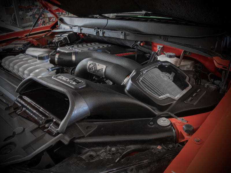 aFe 21-22 Ford F-150 Raptor V6-3.5L(tt) Momentum XP Cold Air Intake System Blk w/ Pro Dry S Filter - 50-30072D