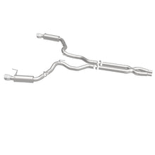 Load image into Gallery viewer, MagnaFlow Cat Back, SS, 3in, Competition, Dual Split Polished 4.5in Tips 2015 Ford Mustang GT V8 5.0 - 19101
