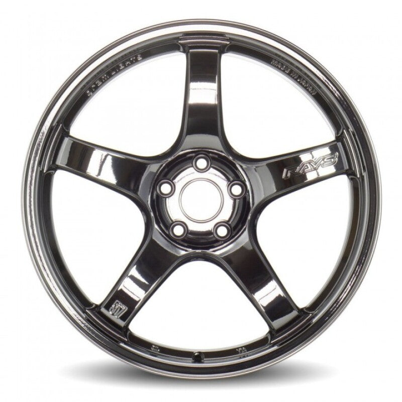 Gram Lights 57CR 18x8.5 +45 5x100 Glass Black Wheel (Min Order Qty Of 20) - WGCRV45DGBP
