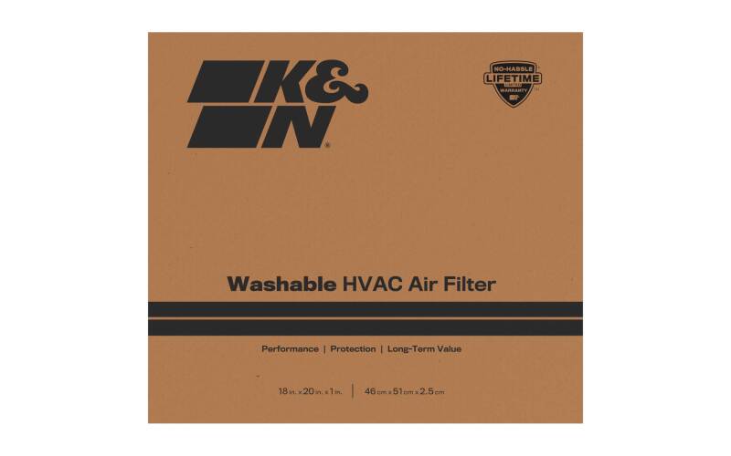 K&N HVAC Filter 18 X 20 X 1 Merv 8 - HVC-8-11820