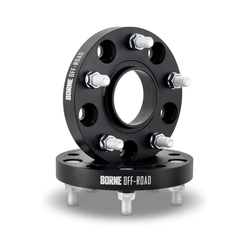 Mishimoto Wheel Spacers - 5x139.7 - 77.8CB - 25 - 9/16 - Black - BNWS-017-250BK