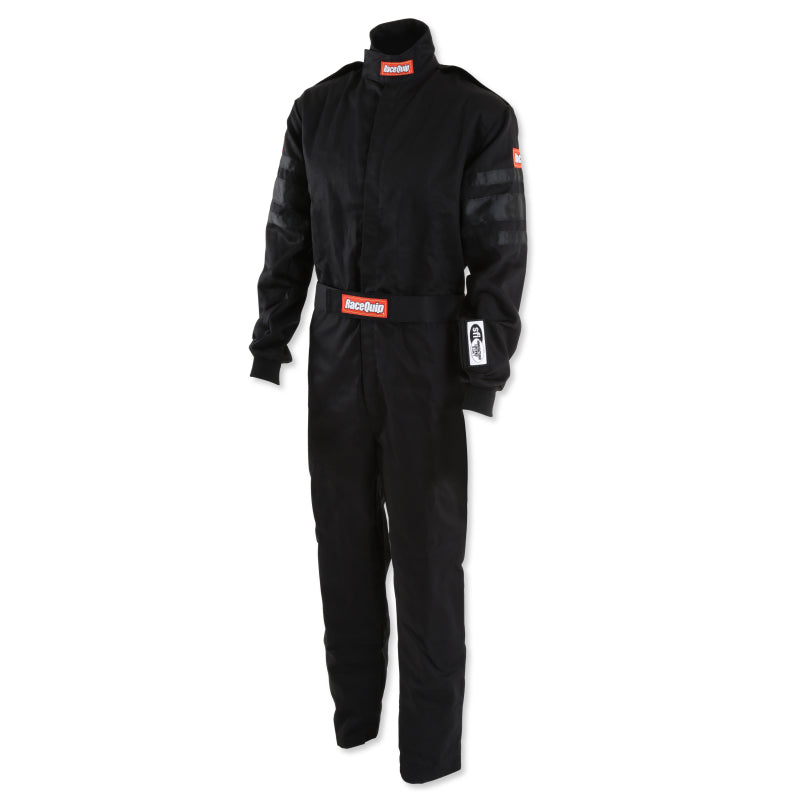 RaceQuip Black SFI-1 1-L Suit - 3XL - 110008RQP