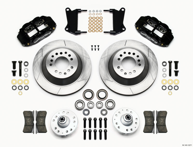 Wilwood Narrow Superlite 6R Front Hub & 1PC Rtr Kit 12.88in 67-69 Camaro 64-72 Nova Chevelle - 140-12271