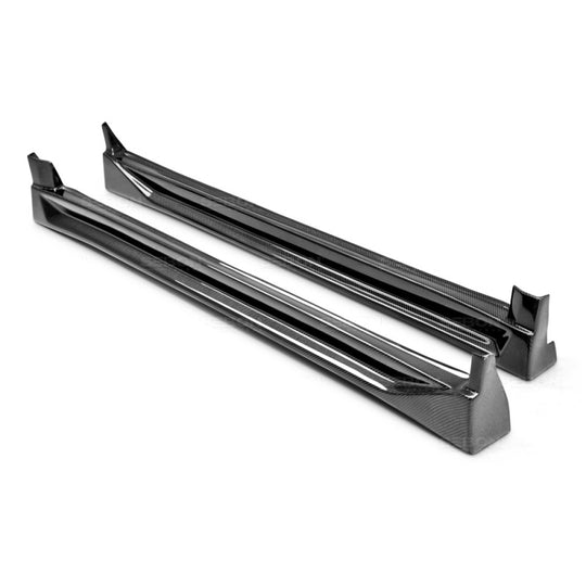 Seibon 04-05 Subaru WRX CW Carbon Fiber Side Skirts - SS0405SBIMP-CW
