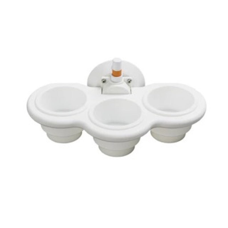 SeaSucker 3-Cup Holder Vertical Mount - White - MC5311W