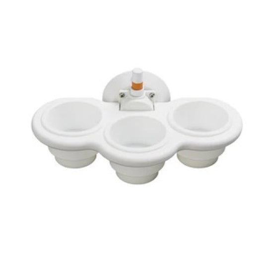 SeaSucker 3-Cup Holder Vertical Mount - White - MC5311W